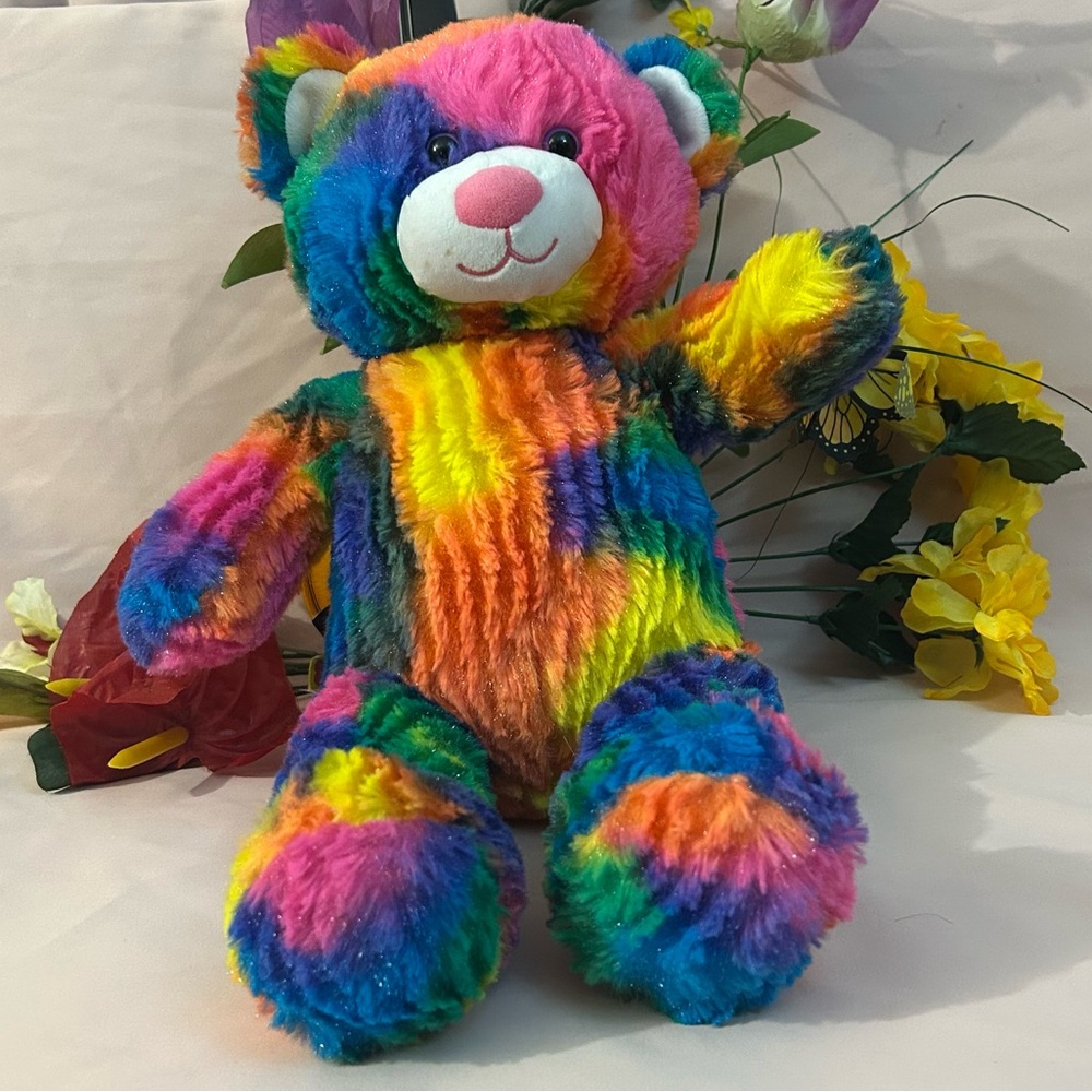 Rainbow Tye dye build a bear